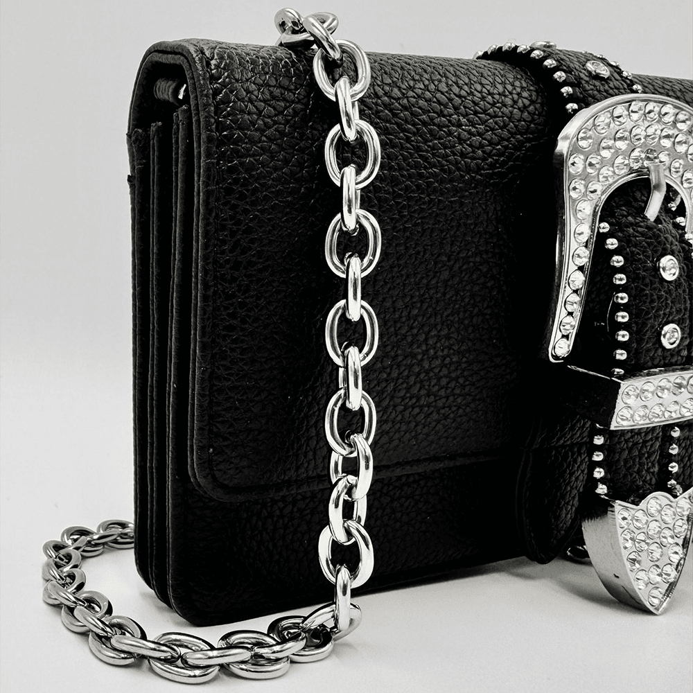 Close View of Warren Leather Clutch 